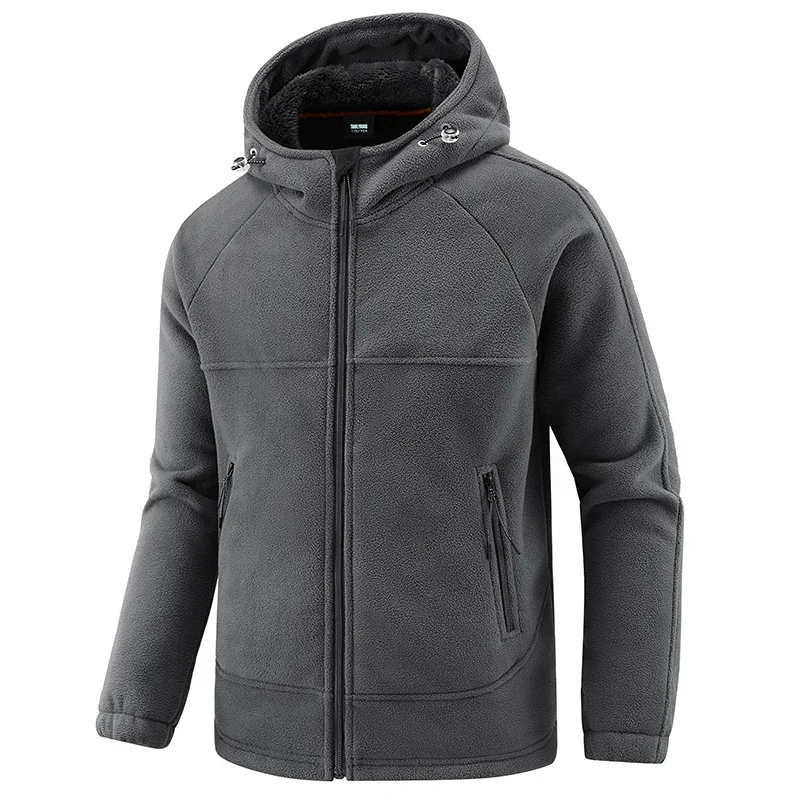 Uomo tattico Softshell Fleece escursionismo Bomber giacca Outwear termico sportivo turismo montagna campeggio cappotti con cappuccio abbigliamento uomo