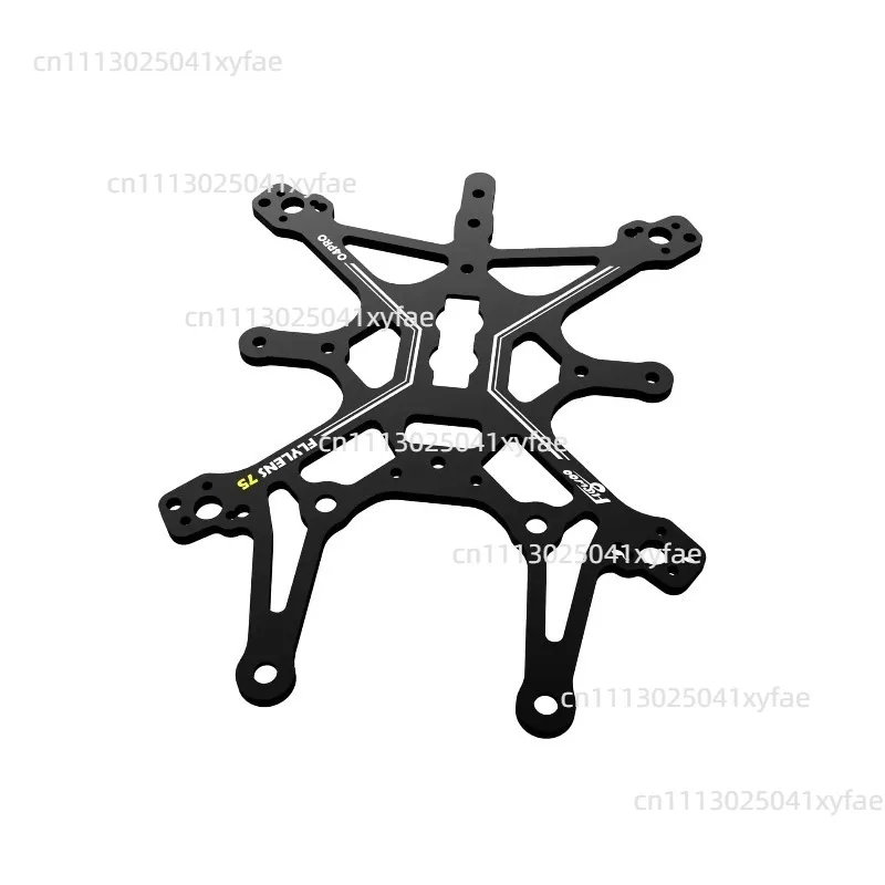75mm 1.6 Inch Mini Frame Kit Carbon Fiber Top Plate with Antenna Mount Replacement Parts