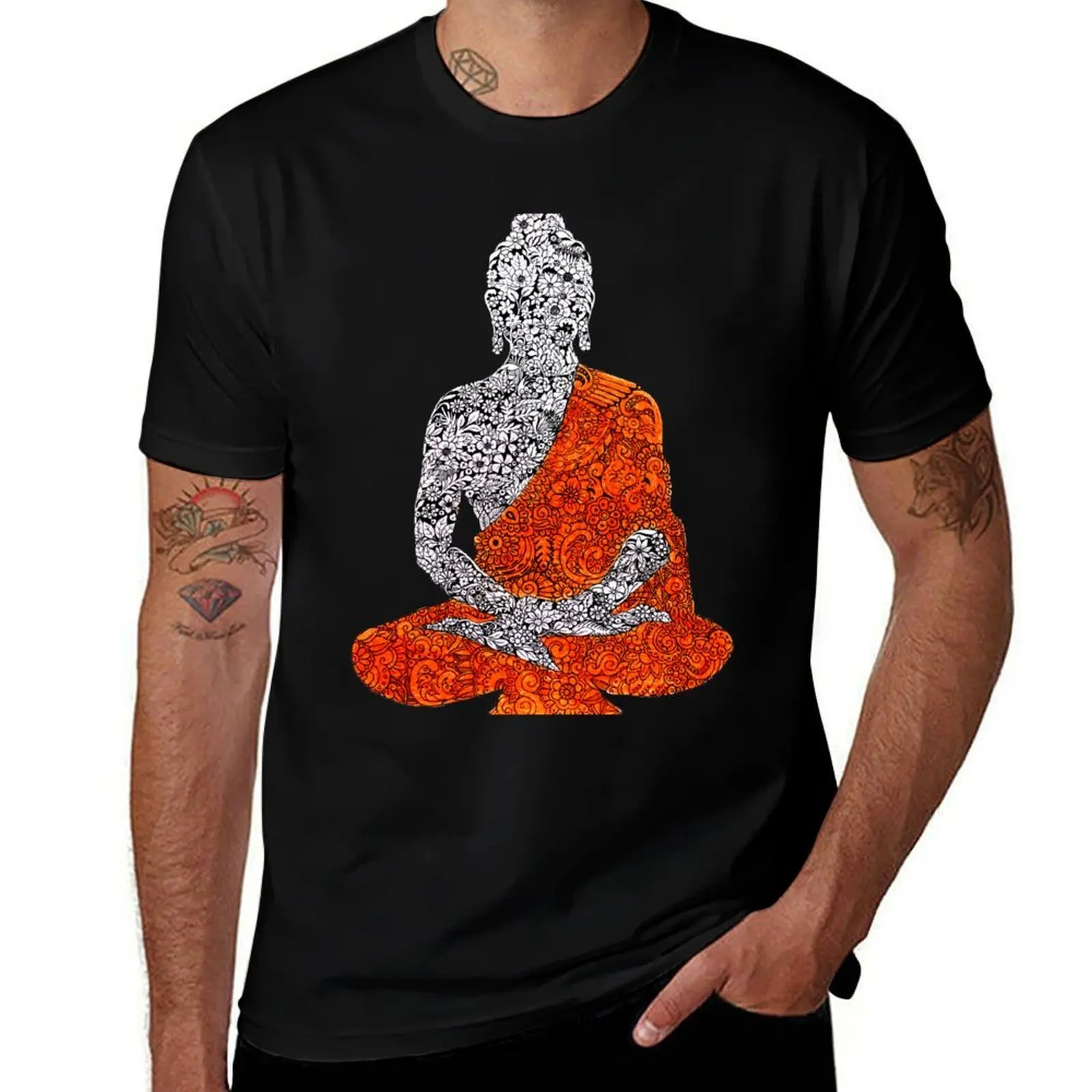 

buddha T-Shirt anime t shirts oversize t shirts for man graphic funny funny t shirts dark humor T-Shirt