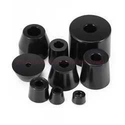 8Pcs Washing Machine Shock-absorb Rubber Foot Pad Cabinet Bed Table Box Conical Rubber Shock Pad Floor Protector Furniture Parts