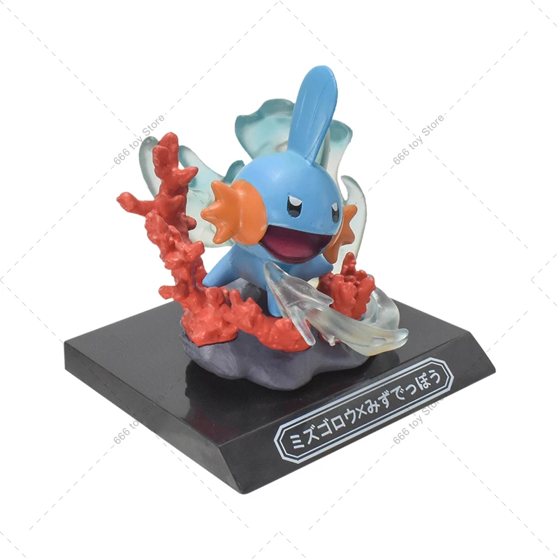 Anime Pokemon Figure Treecko Mudkip Mimikyu Chikorita PVC Action Model Figures Toys Doll  Cartoon GIft for Children Kids 7-11cm