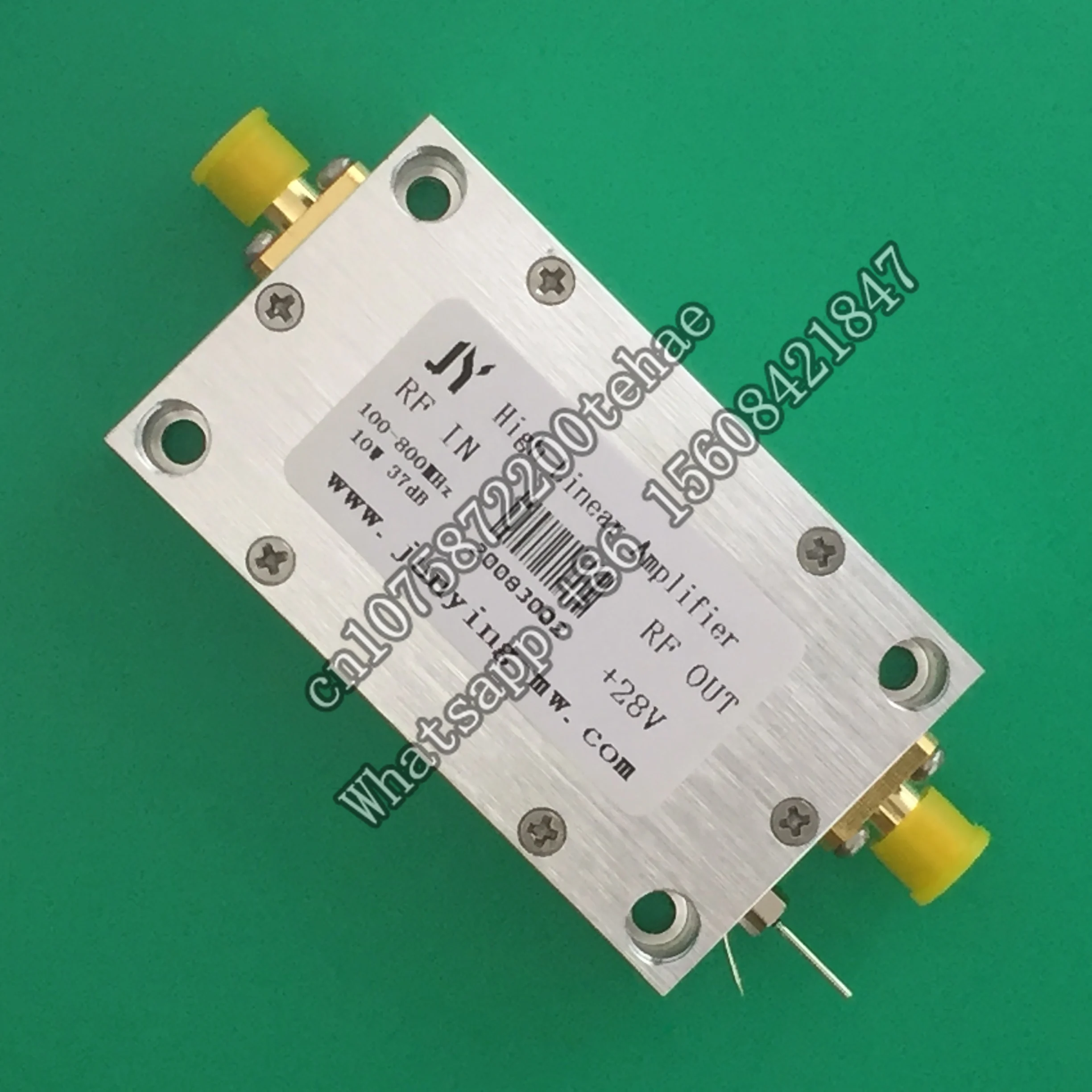 RF Microwave Broadband High Linearity Power Amplifier RF Power Amplifier 100-800MHz 10W