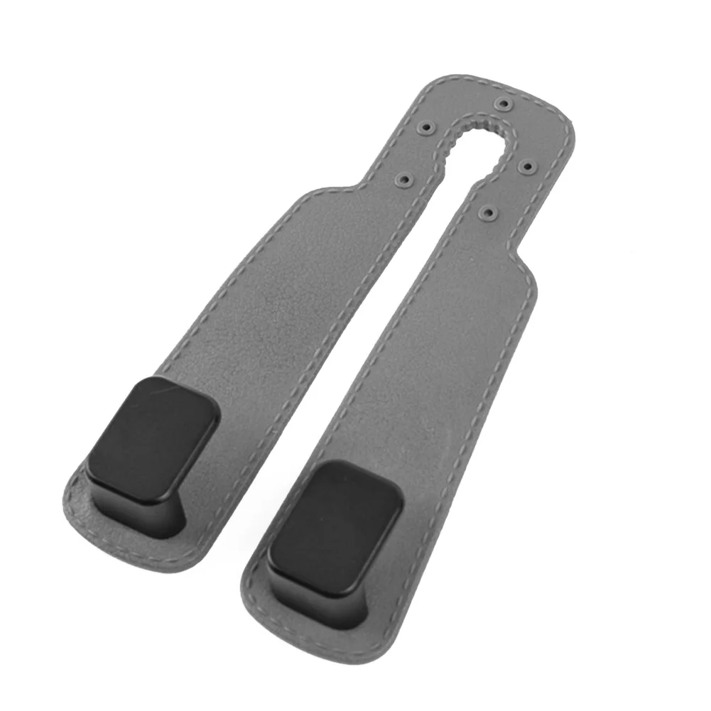 Car Interior Hooks For Seat Back Double Hook Disassemble Closet Phone Holder Bracket TPE+metal Capable Of Bearing 5-10kg Weight