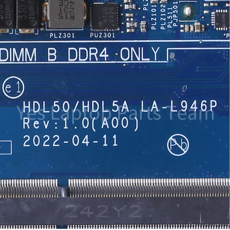 Imagem -04 - Placa-mãe do Portátil para Dell Hdl50 Hdl5a La-l946p Dell 3520 Cn04kdpm Srlfq I51235u 100 Testado