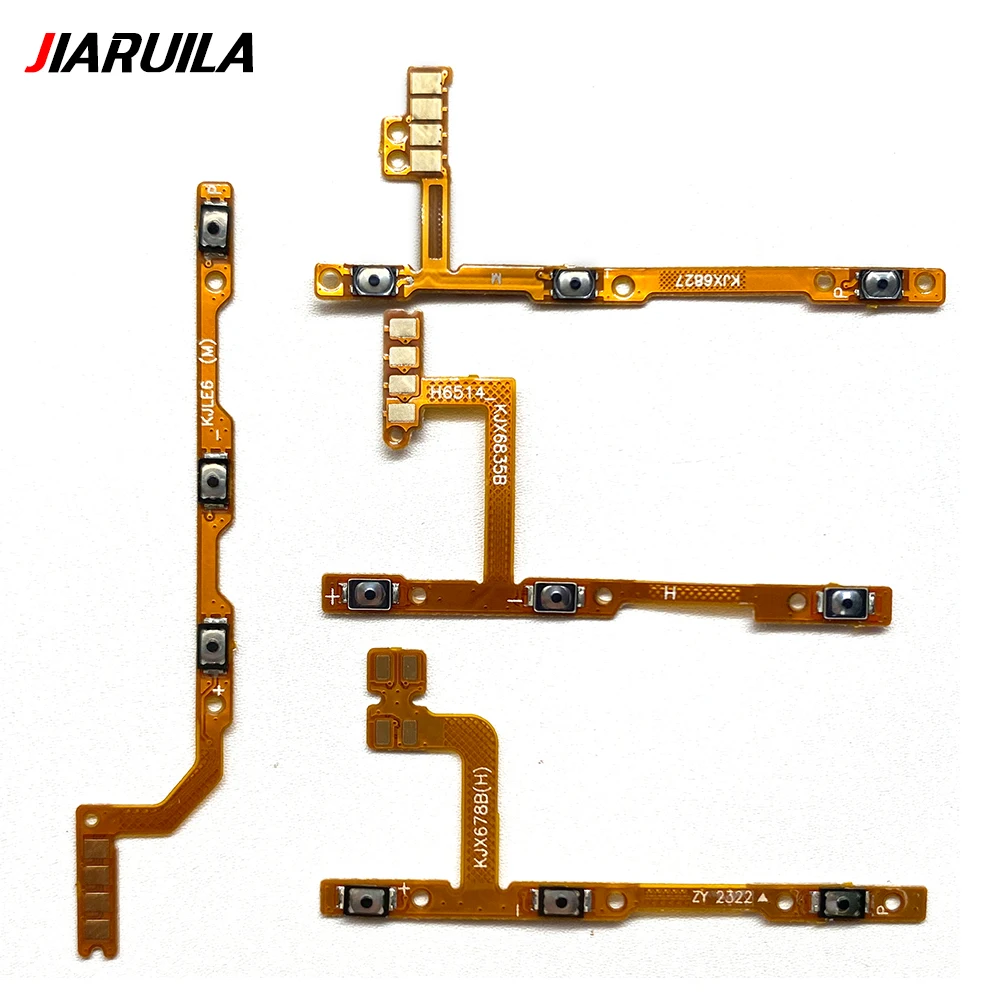 10Pcs Tested For Infinix Hot 20S 30 Play NFC Note 30 Smark Go Camon 15 20 Pro Pop Power on/off Volume Key Button Flex Cable