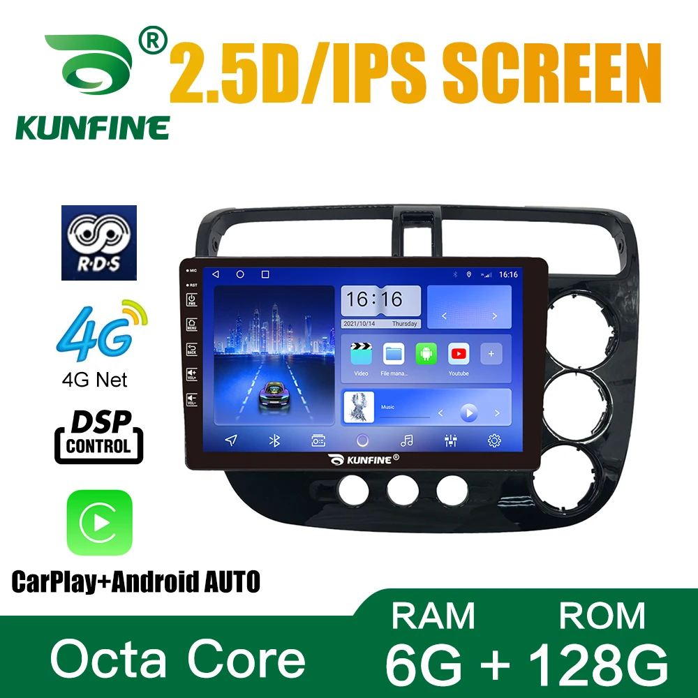 

Car Radio For Honda CIVIC CF4 2004-2021 RHD Octa Core Android Car DVD GPS Navigation Car Stereo Carplay Android Auto