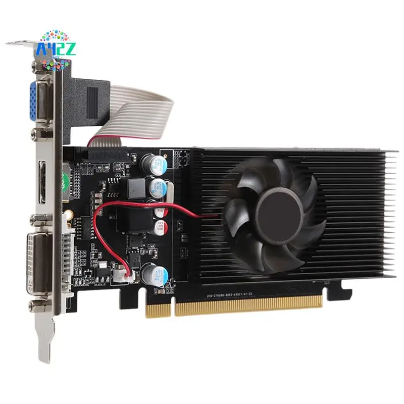 

A42Z-GT210 1 ГБ DDR2 64-битная видеокарта PCIE 2.0 GPU - совместимая с DVI VGA настольная видеокарта