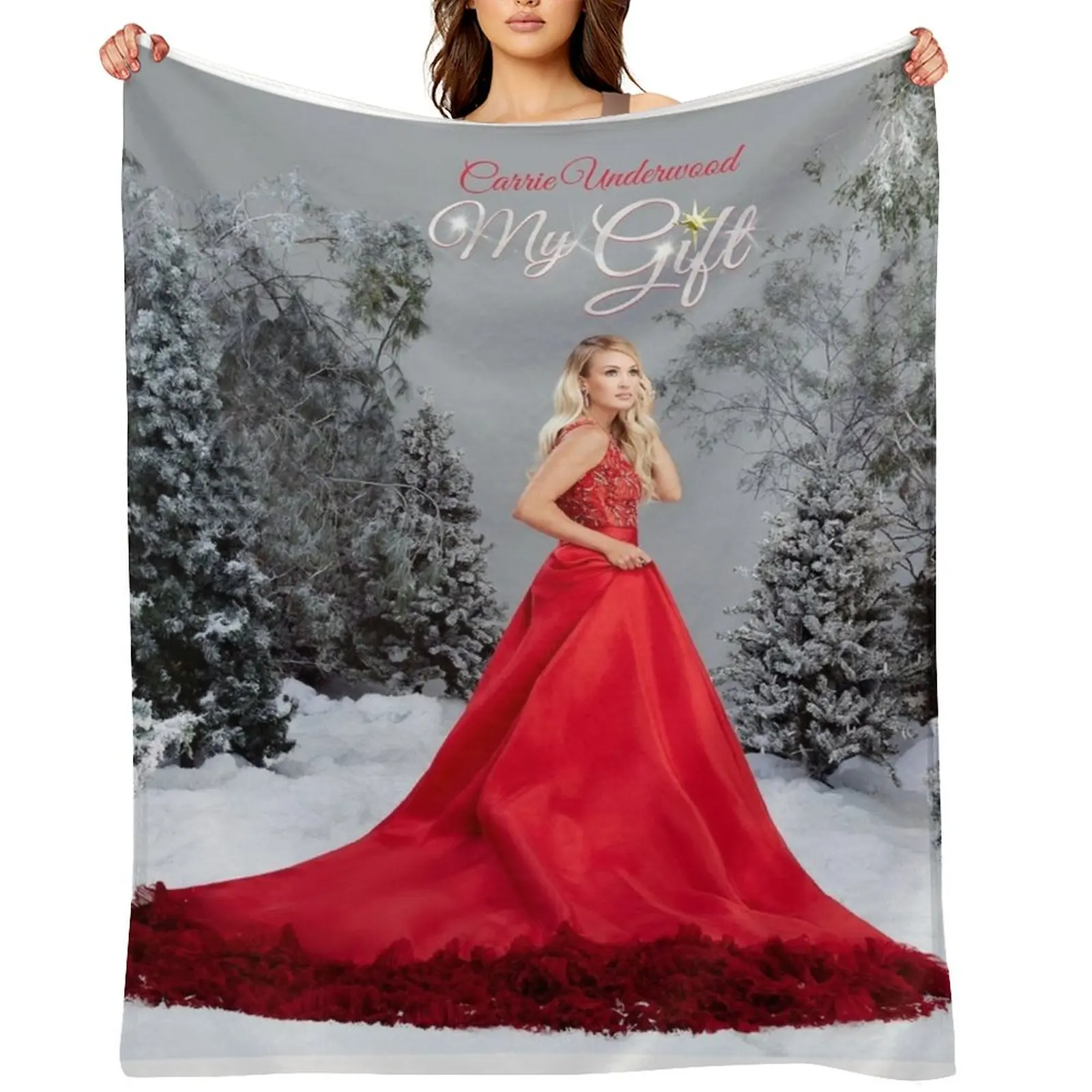 

Carrie Underwood My Gift Throw Blanket christmas gifts Comforter Large Sofa Blankets
