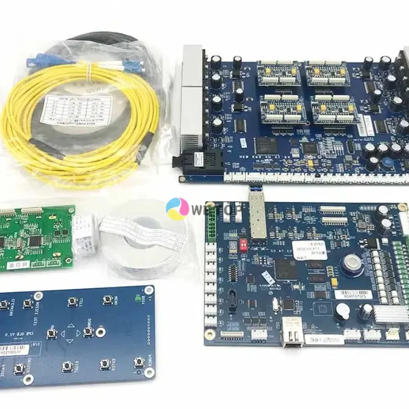 طقم لوحة Hoson I3200 4 رؤوس I 3200 طقم ترقية بأربعة رؤوس لطابعة الأشعة فوق البنفسجية المسطحة لآلة طباعة لوحة الدائرة