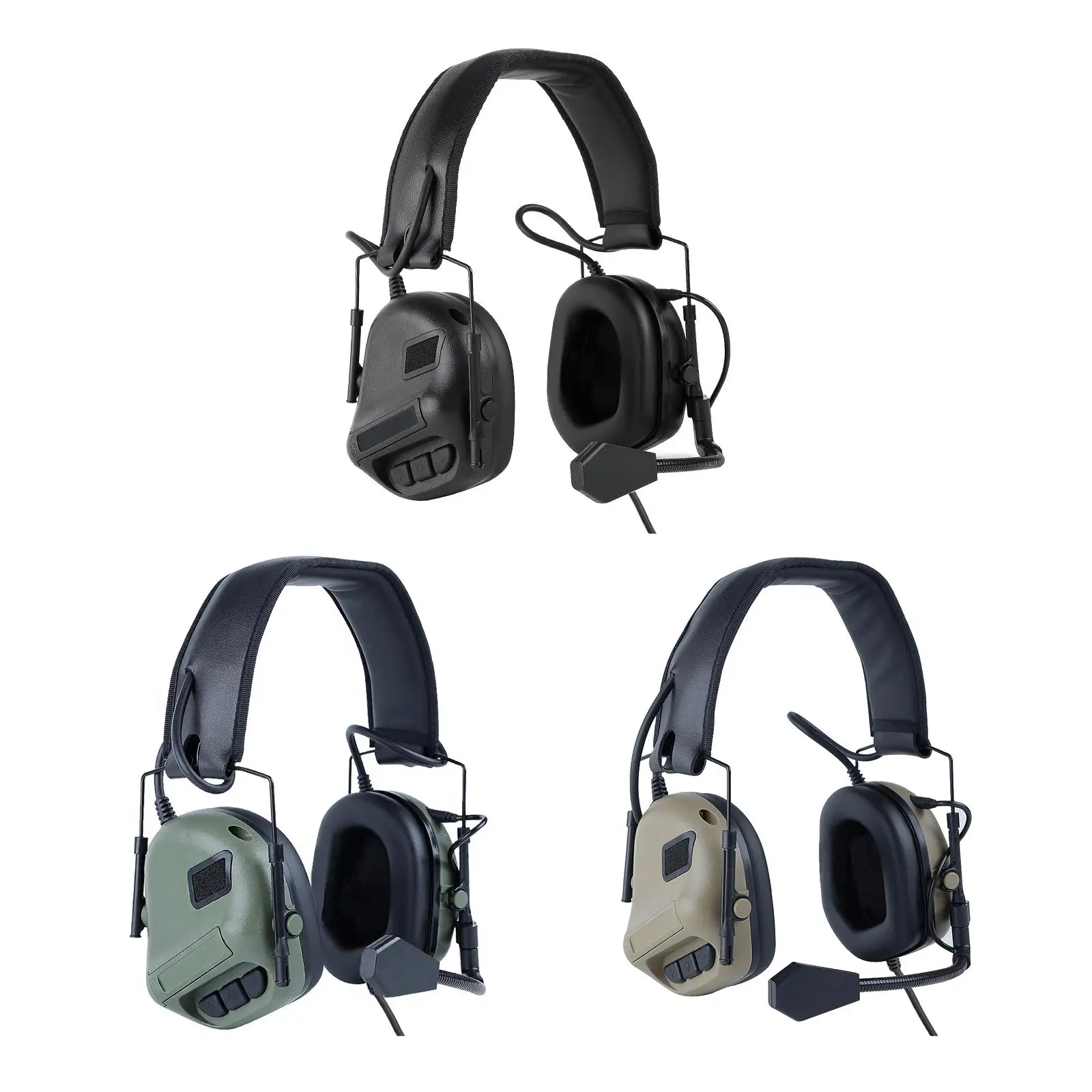 

Electronic Ear Muffs Adjustable for Team Activities Shooting Construction