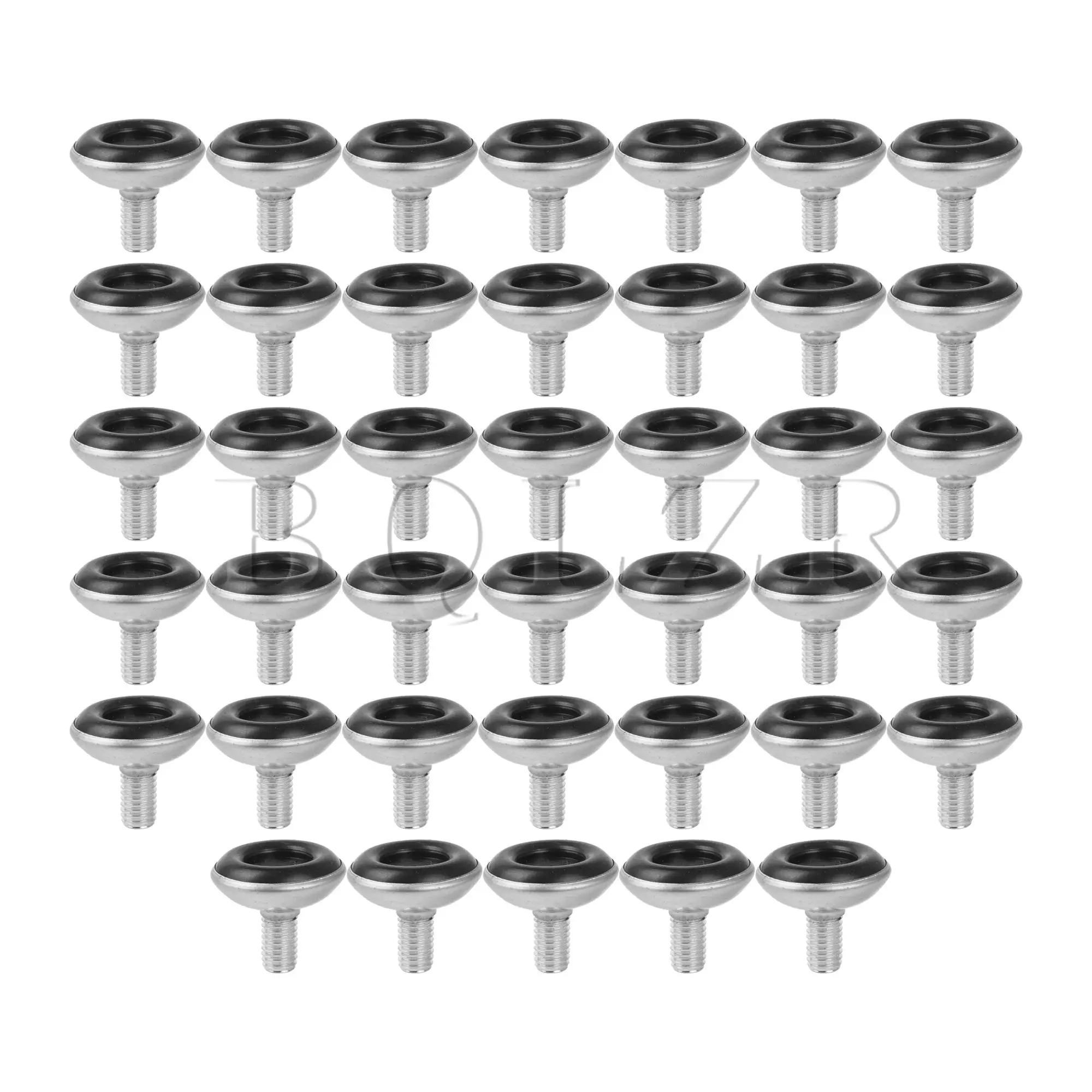 

BQLZR 40 Pcs Metal Adjustable Furniture Levelers Legs 8mm for Table Chairs