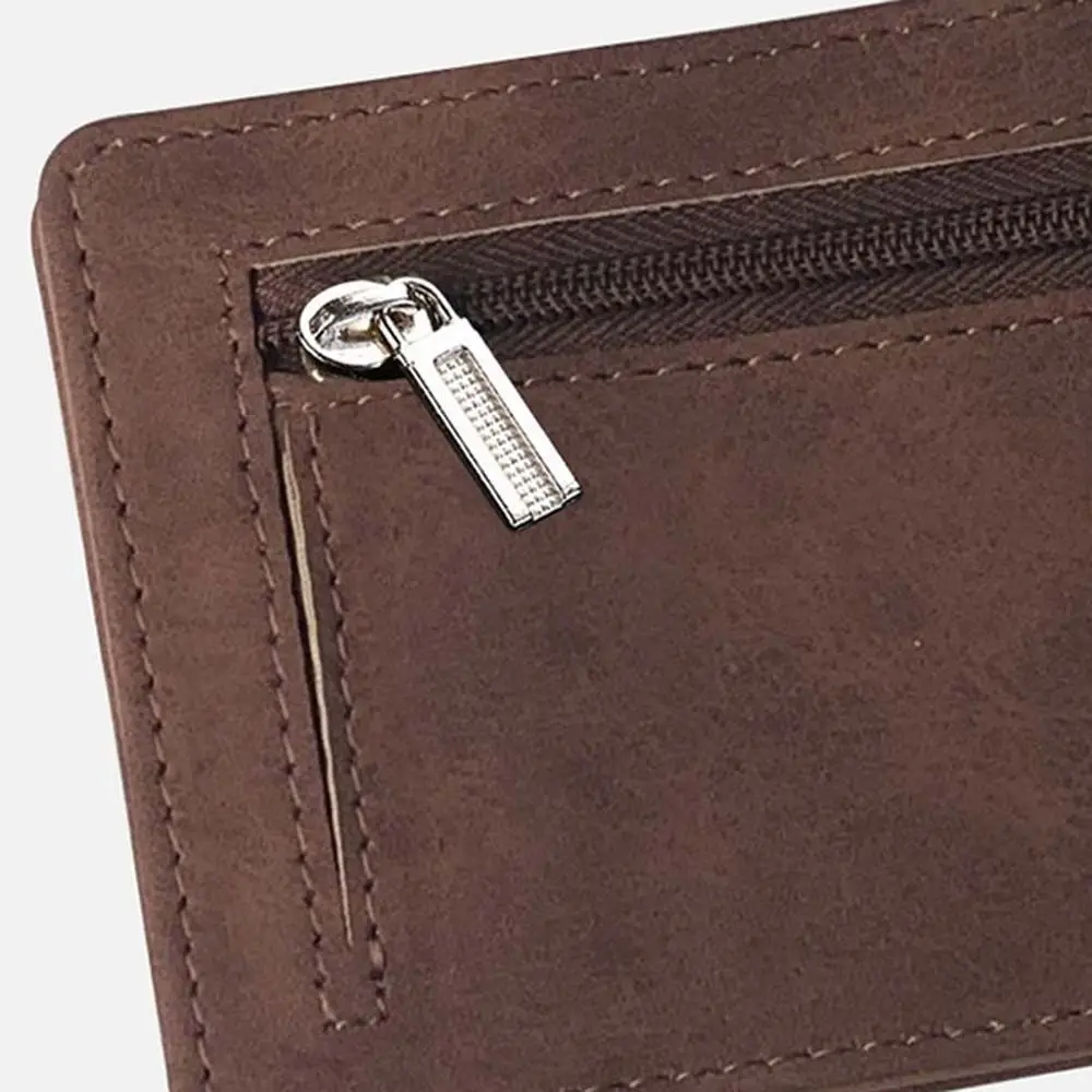 سستة حقيبة بولي Leather حافظة بطاقات جلدية محفظة نسائية للعملات المعدنية غطاء بطاقة الأعمال محفظة رفيعة حامل بطاقة الهوية حامل بطاقة الرجال مشبك المال السحري