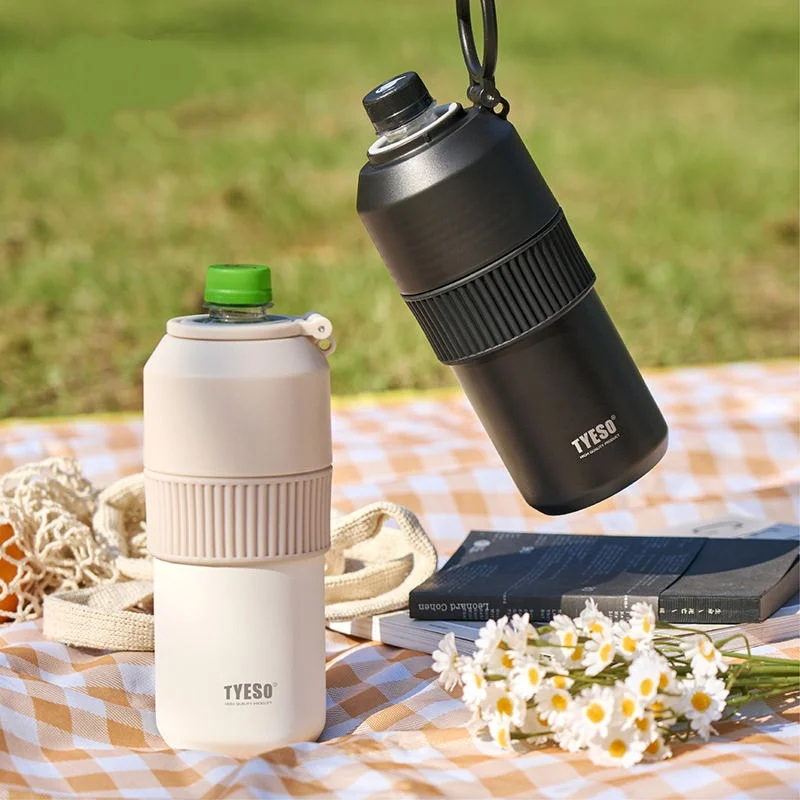 900-1000ML Cool Bottle, Portable Sports 304 Stainless Steel Insulated Water Tank, Outdoor Portable Cup