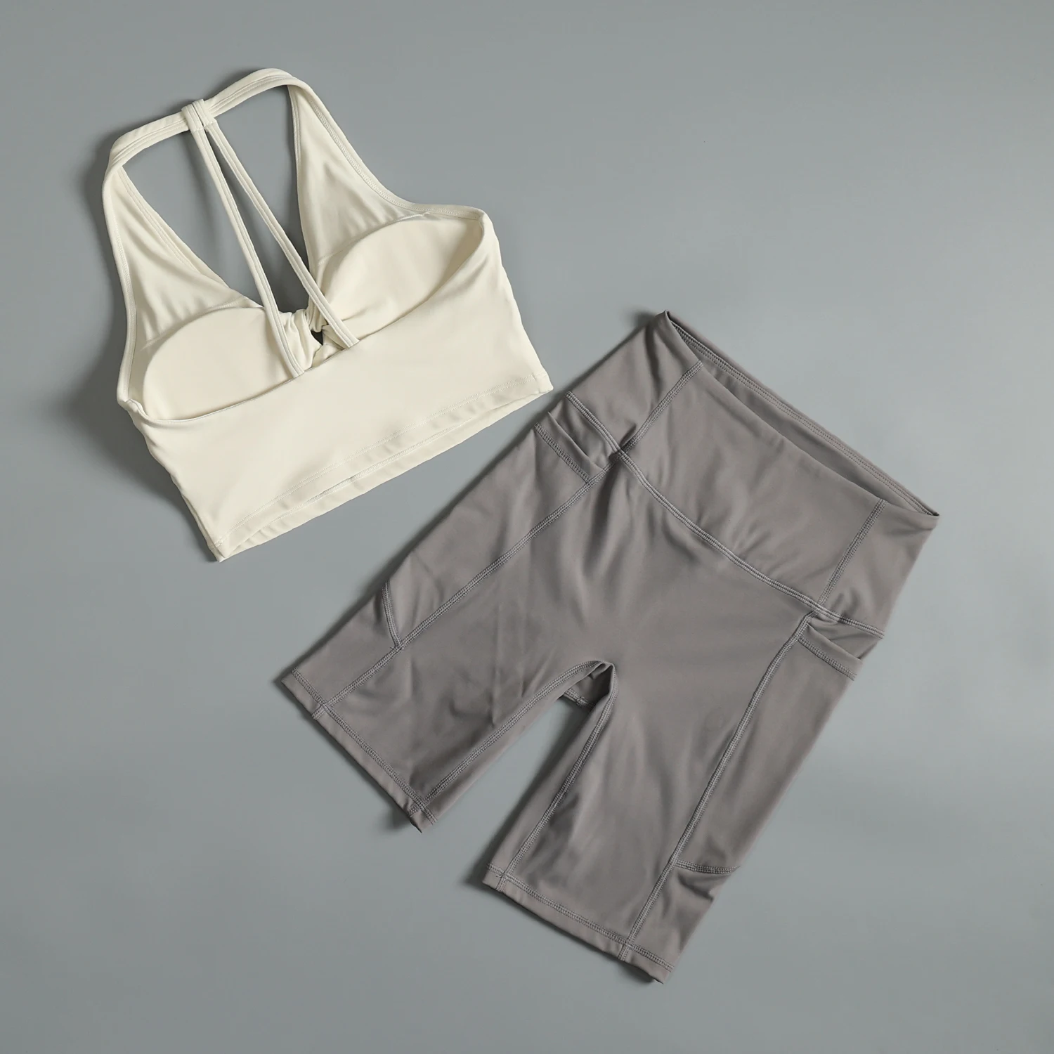 

Женский костюм для йоги с красивой спиной, летний быстросохнущий жилет для тренировок в тренажерном зале, шорты, высококачественная скоростная спортивная одежда для утреннего бега