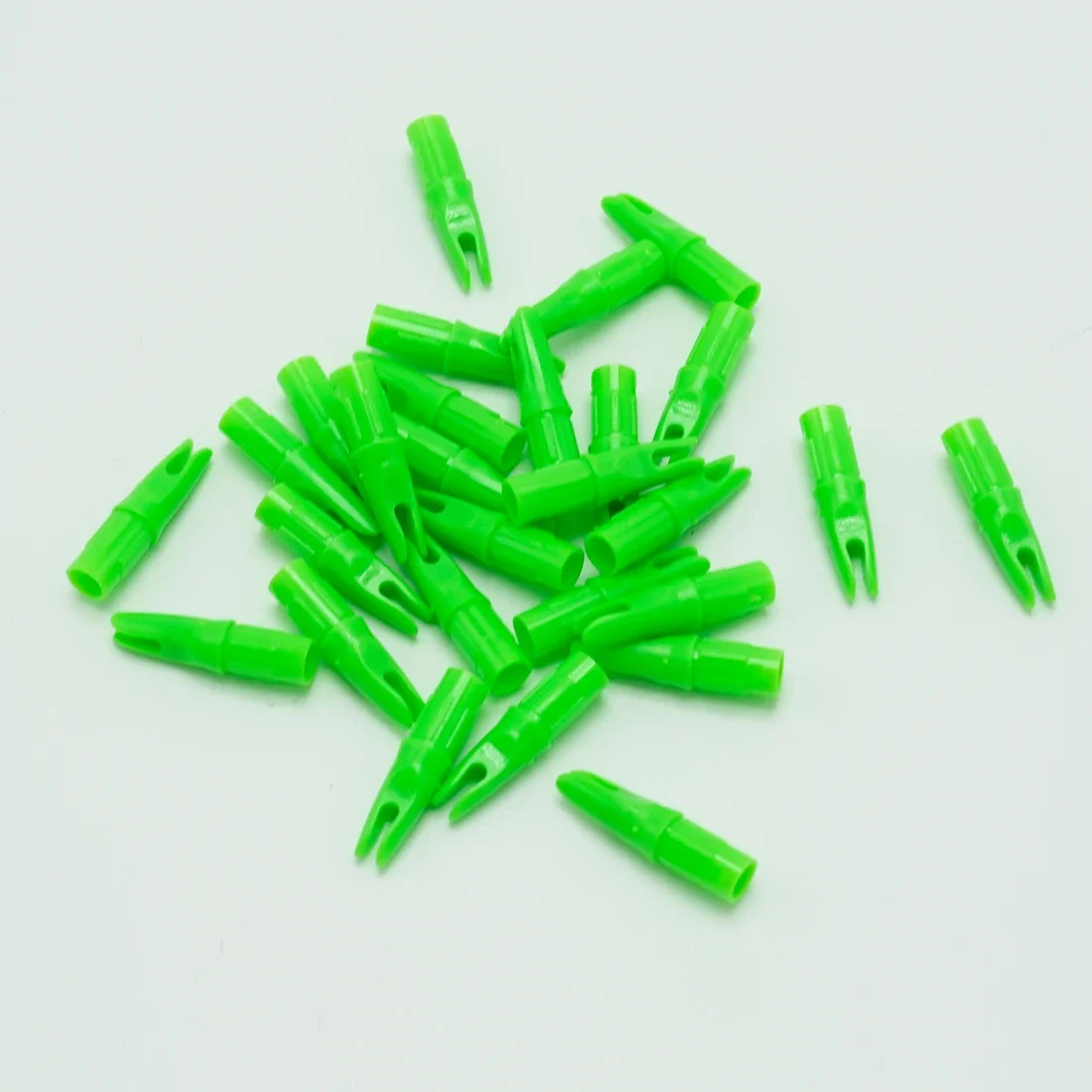 رقائق سهم بلاستيكية للرماية للعمود، ID 7.6 مم، OD 8.8 مم، سهام Flecha، 24 قطعة #6