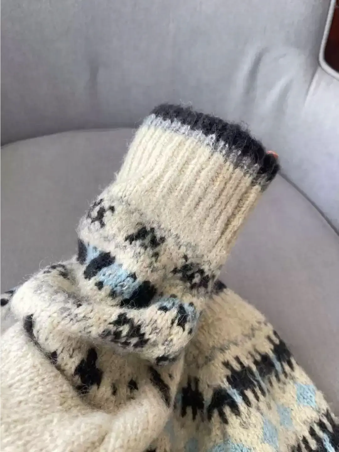 레트로 니트 오픈 가디건 여성용 가을 겨울 테니드 루즈 페어 아일 스웨터 라운드 넥 싱글 버튼