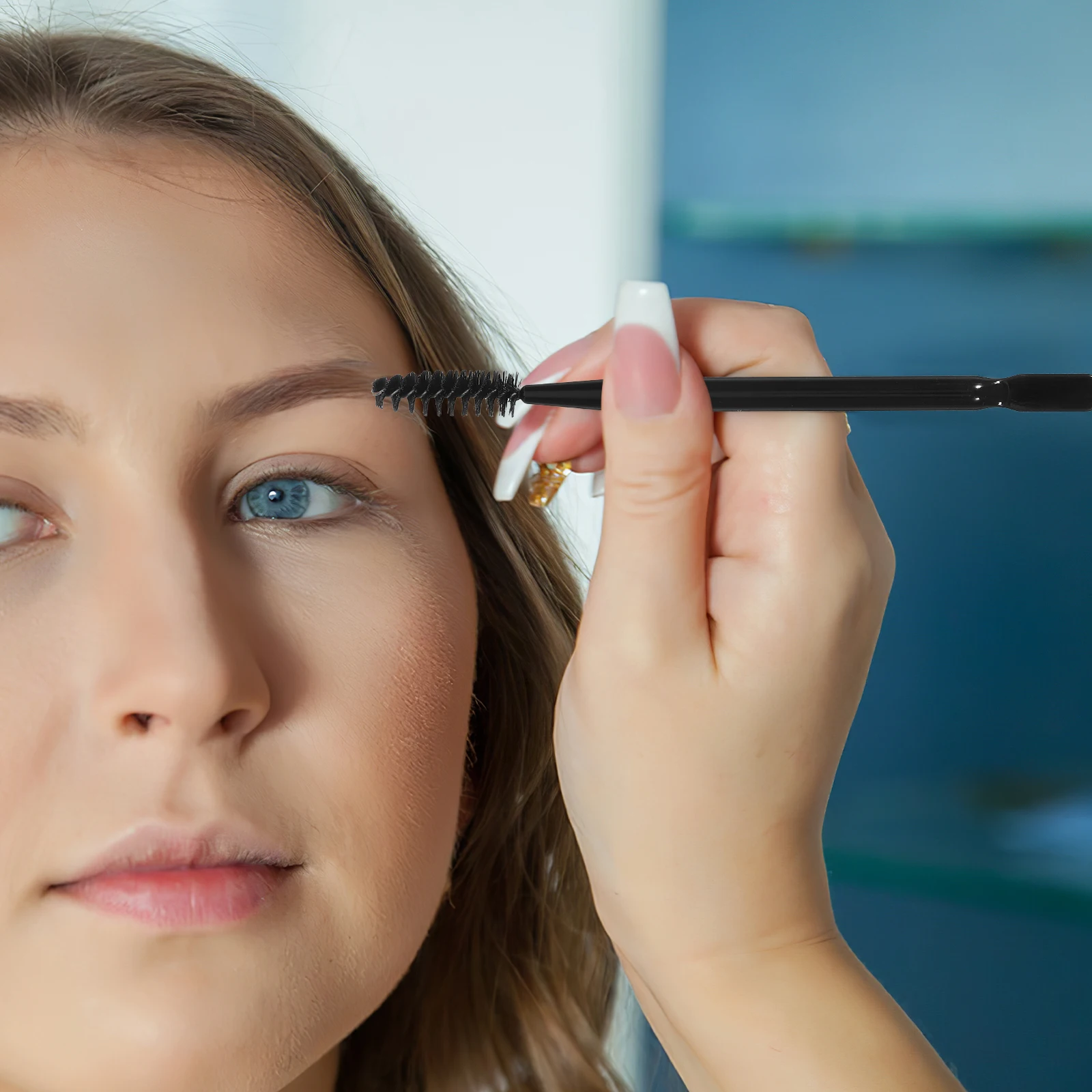 

1Pcs Beauty Brush for Eyebrow Double Ended Eyelash Mascara Wands Lightweight Makeup Tool Makeup Brush for Eyebrow