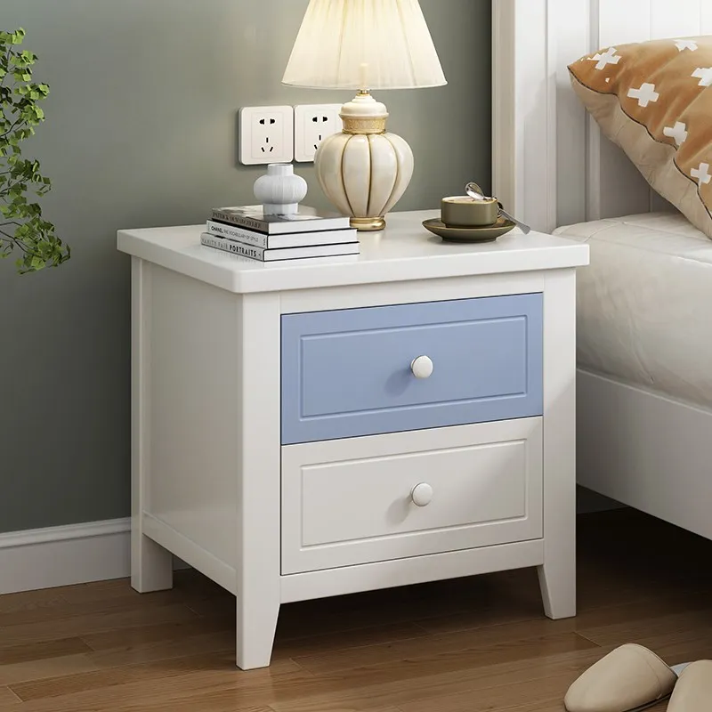 Wood China Bedside Table Bedroom Mobile Low Decor Cheap Nightstand Filing Cabinets Luxury Storage Criado Mudo Salon Furniture
