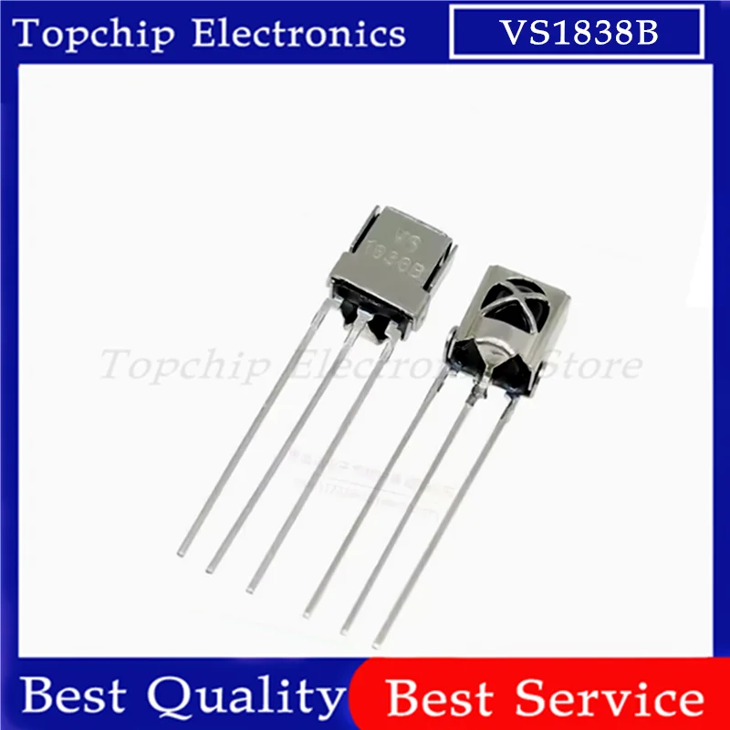 10pcs Universal IR Infrared Receiver TL1838 VS1838B 1838