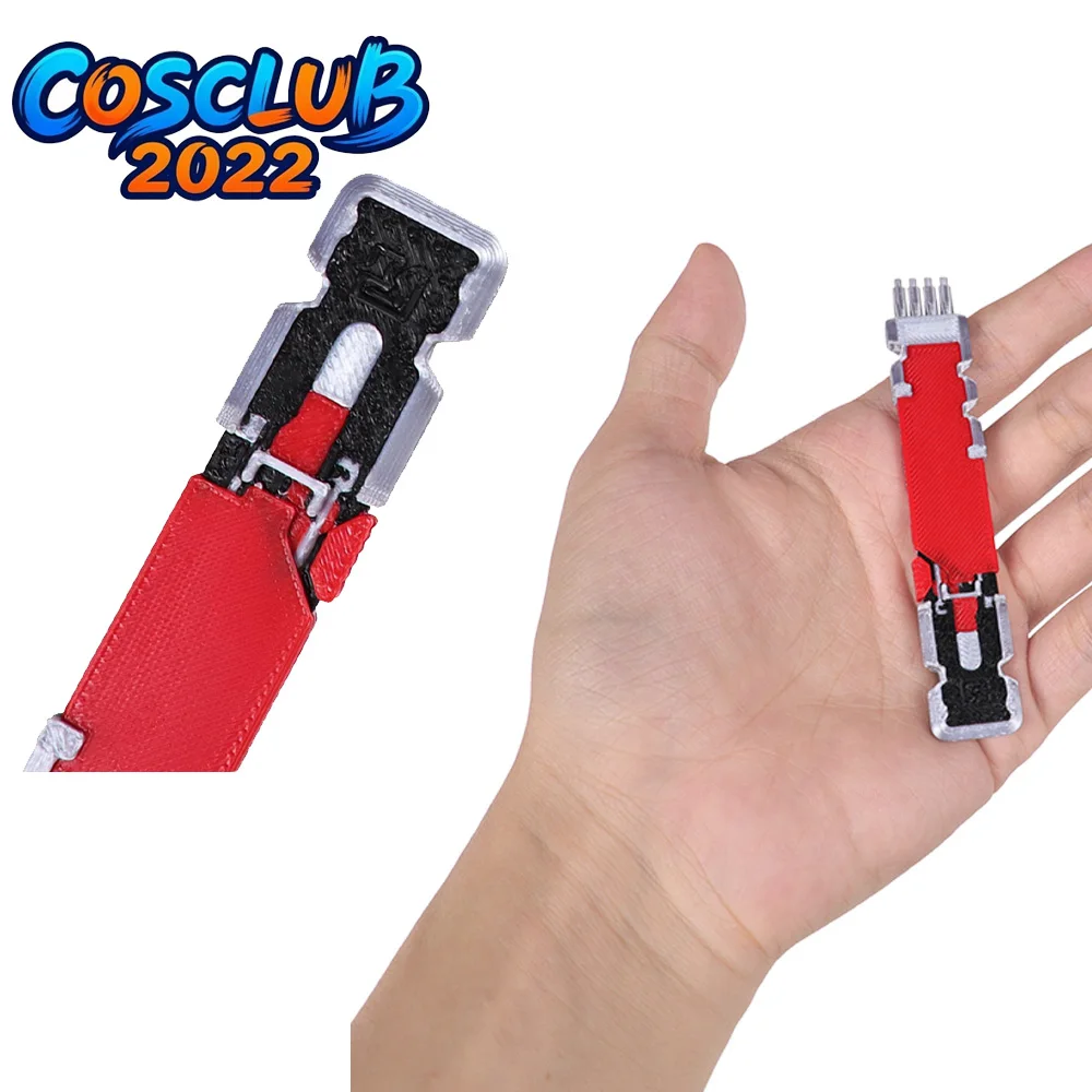 Accesorios de Disfraz de Scorpion del Juego 2077, Réplica de la Espada Stinger/V Chip, Accesorios de Disfraz para Cosplay, Cuchillo de Juguete para Hombre, Halloween, Carnaval