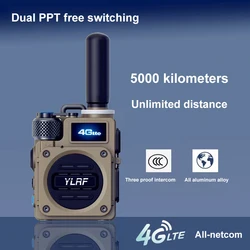 G6 Walkie Talkie Portable 4G Long Range Communication Radios Handheld Walkie-talkie Type-C Mini Two Way Radio for Camping Trip