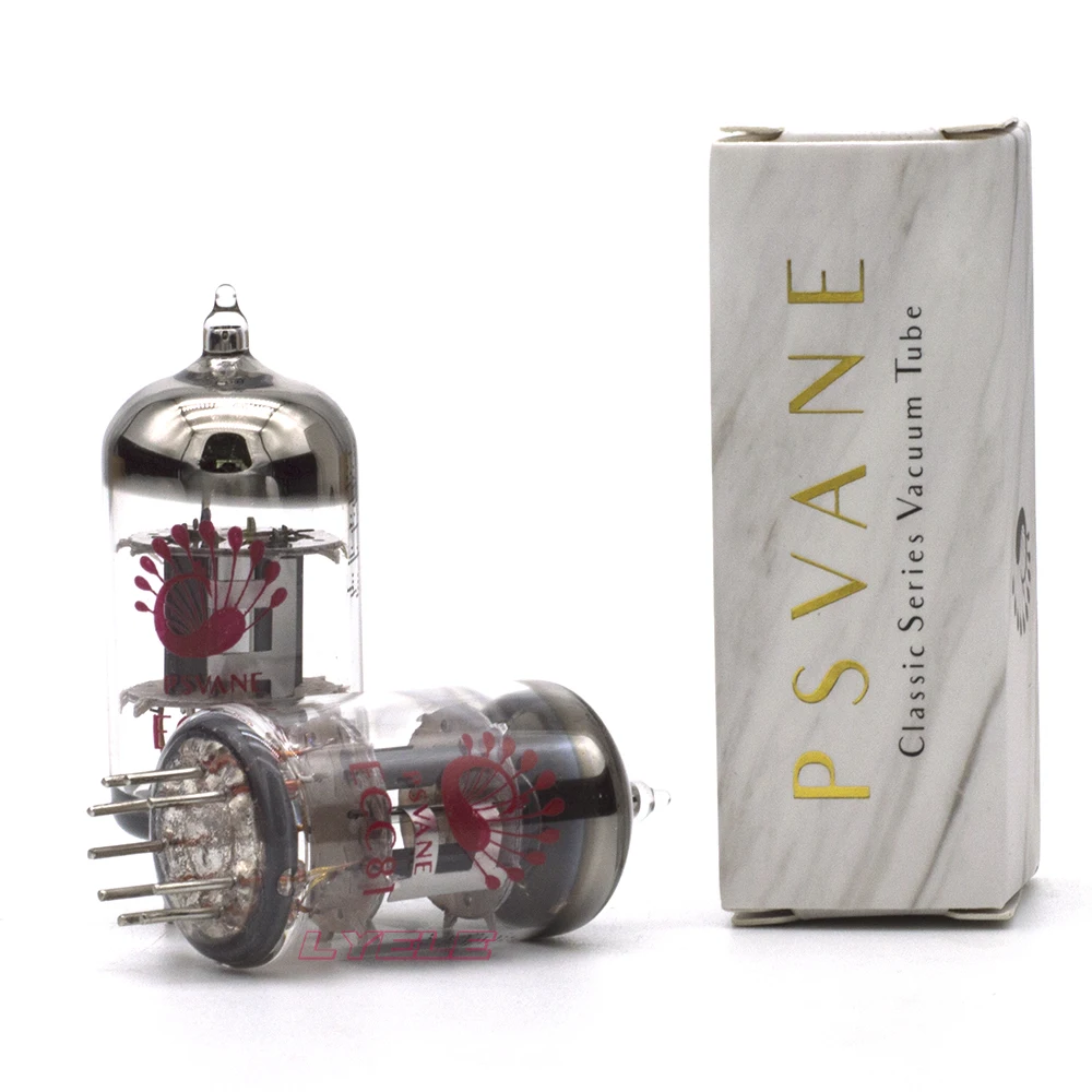 PSVANE Vacuum Tube ECC81 Replace E81CC ECC801S 12AT7 6201 Factory Test And Match signal Tube Amplifier kit DIY Audio Valve