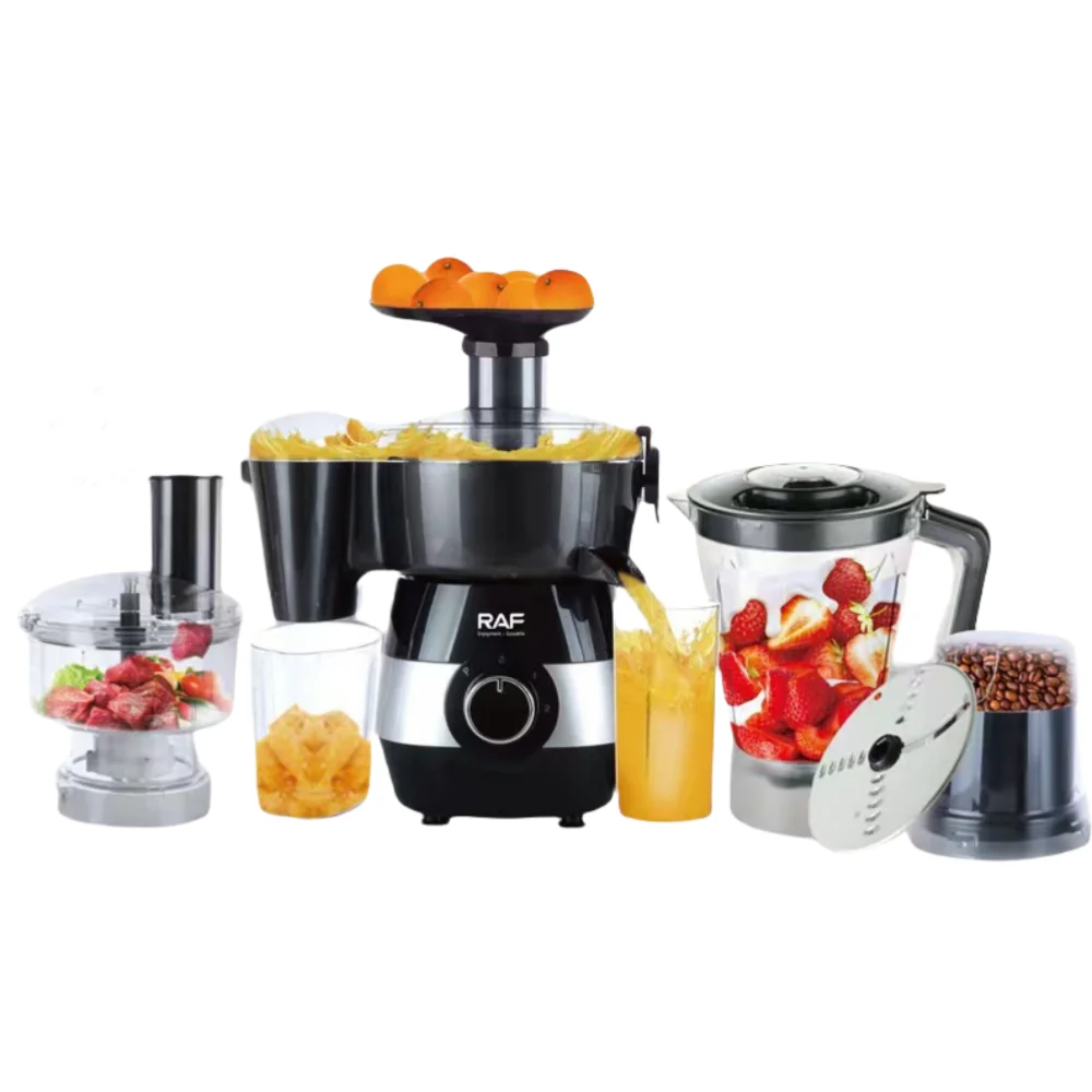 

Blender and Food Processor Combination Multifunctional 4-in-1 Adjustable Electric Juicer Juicer Grinder Kitchen Tool