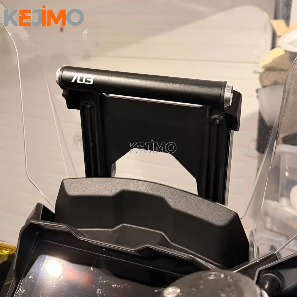FOR ZONTES 703F ZT703F 703 F 2025 2026 2027 Motorcycle Accessorie Aluminium GPS Phone Holder Stand Navigation Extension Bracket