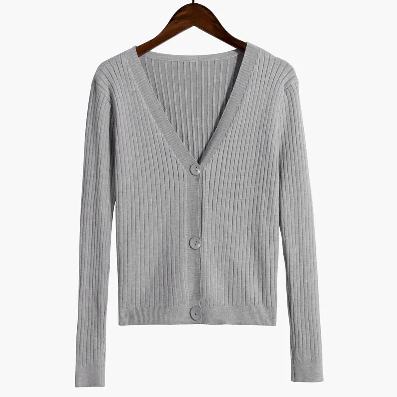 

Вязаный свитер, женские кардиганы, новый белый вязаный свитер с длинным рукавом и v-образным вырезом, кардиган, женские топы, трикотажные изделия Sueters De Mujer Q1193