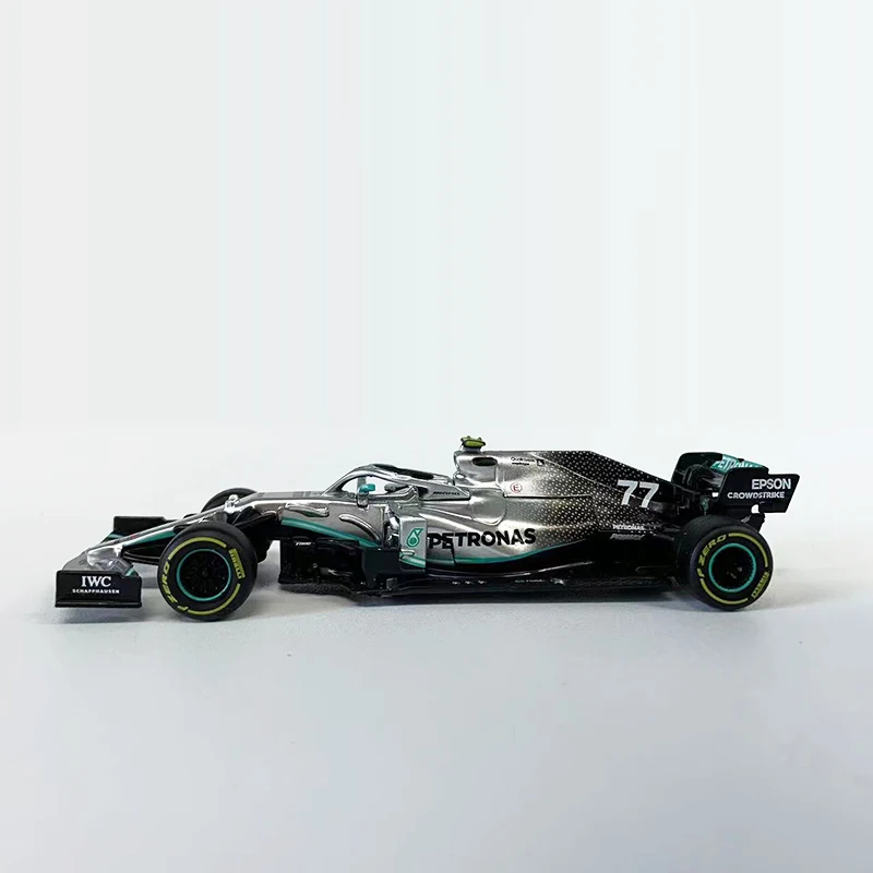 ブラーゴ-車のディスプレイコレクションモデル,ペトロナ,w10 eq power f1 2019,no.77おもちゃ,1:43, 2019