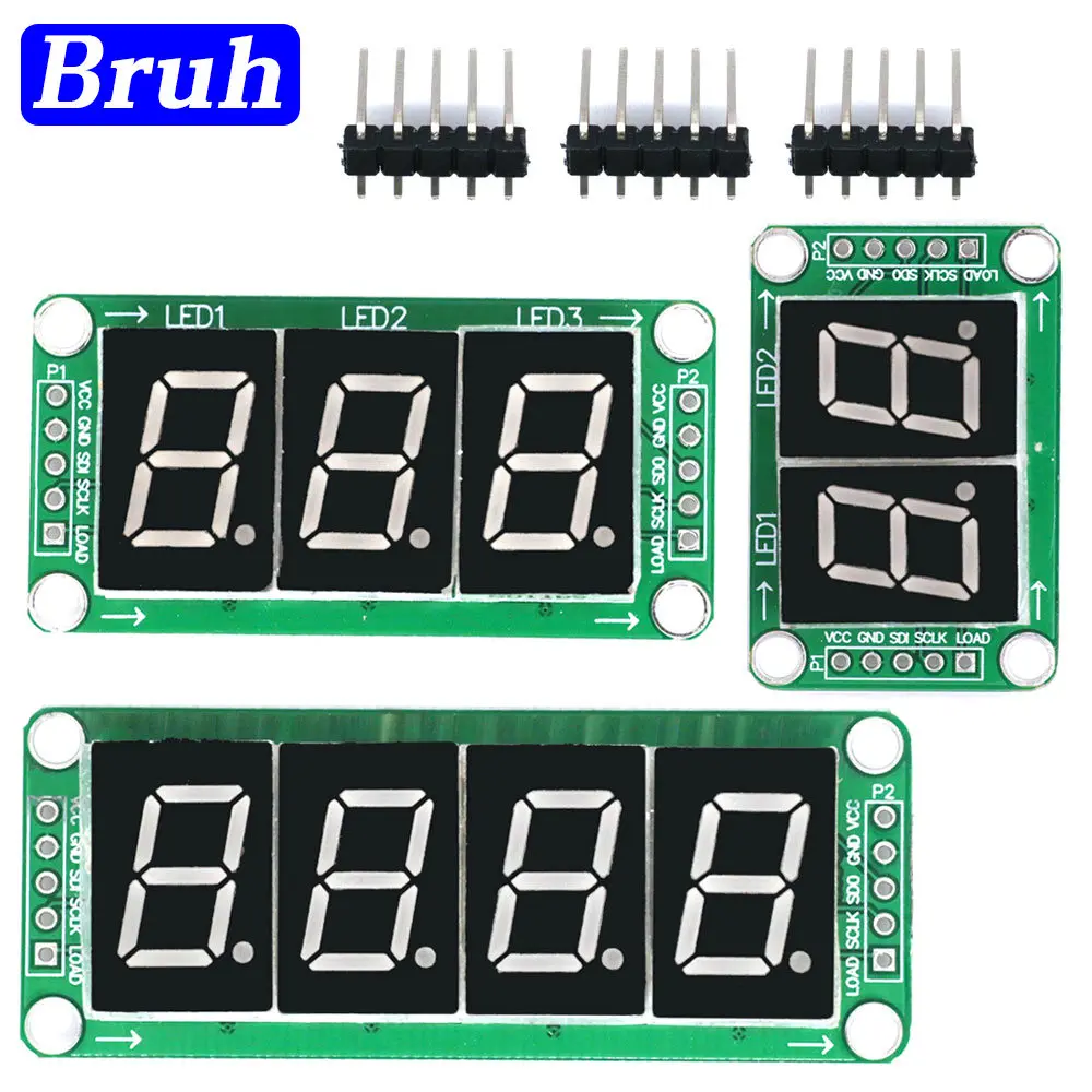 Static drive 2 3 4 segment Digital Tube LED Display Module 2 Digital 74HC595 tube 100% new original