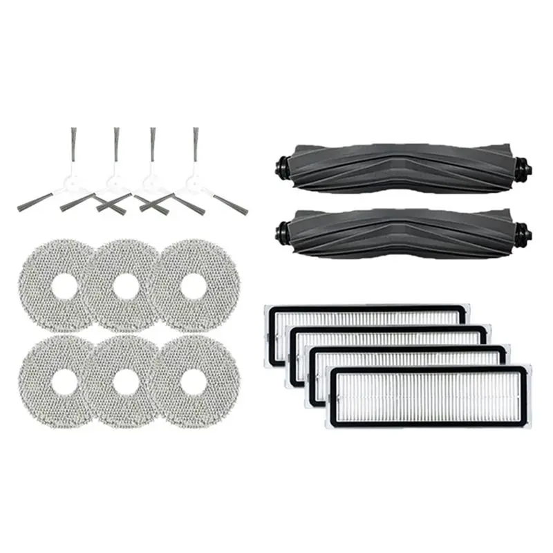 

Hot Sale-For Dreame Bot L10 Prime / L10s Pro Replacement Spare Parts Main Side Brush Hepa Filter Mop Cloth