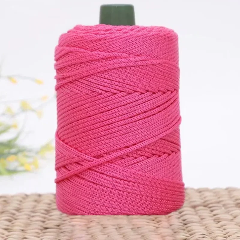 200 m 3 mm Sommer-Häkelgarne, Eisseil, Faden für DIY-Stricktasche, Geldbörse, Sonnenhut, Schuhe, Kissen, Weben, Garn, Nähzubehör