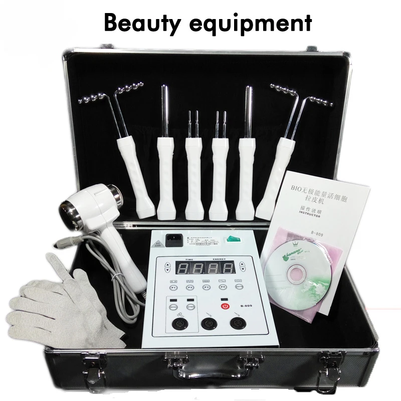 1PC BIO-energy-free-energy Live-cell Machine B-809 Face Lift Skin Machine Cold And Hot Hammer Whiten Face Beauty Instrument 220V