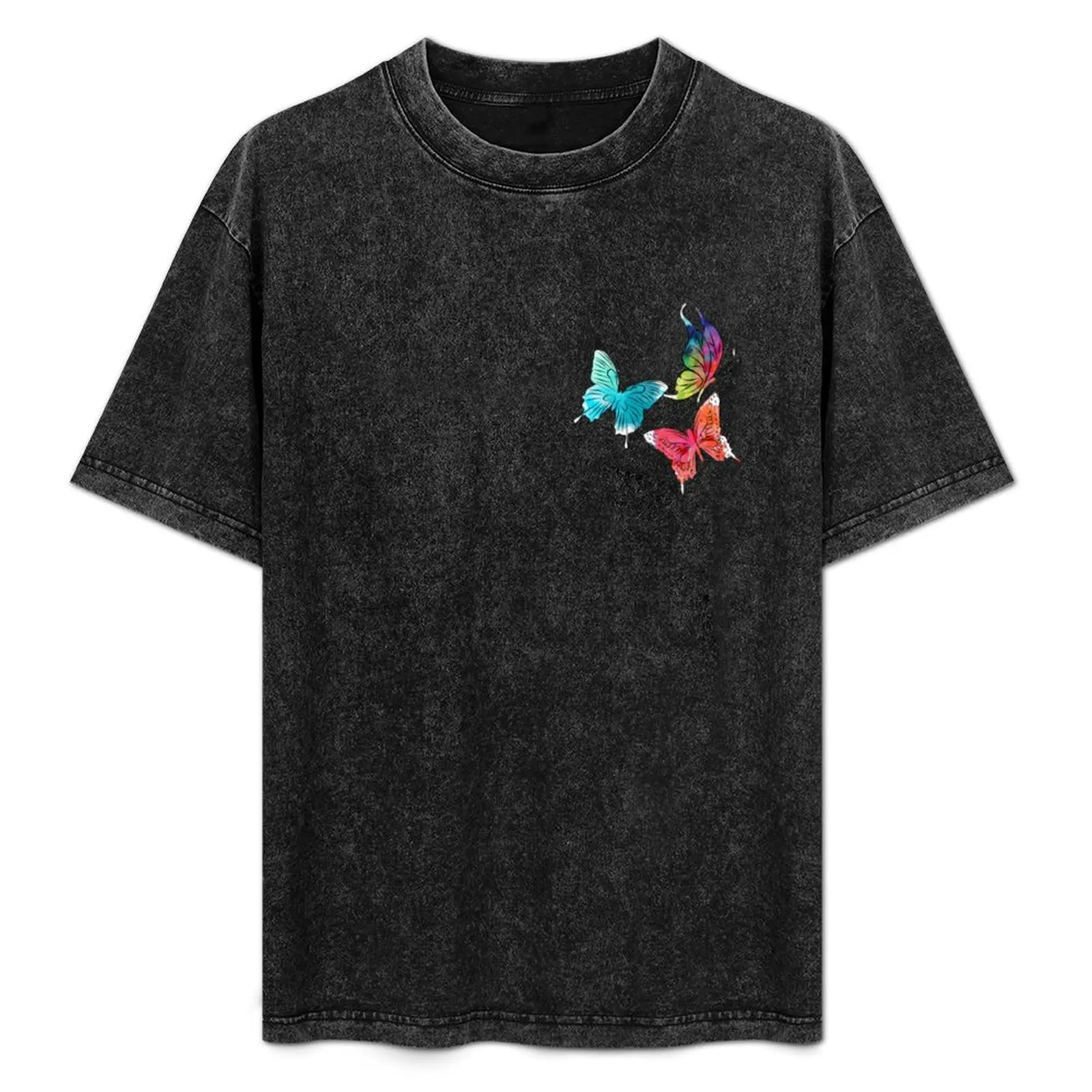 

Butterflies T-Shirt summer top new edition vintage tees mens graphic t-shirts big and tall