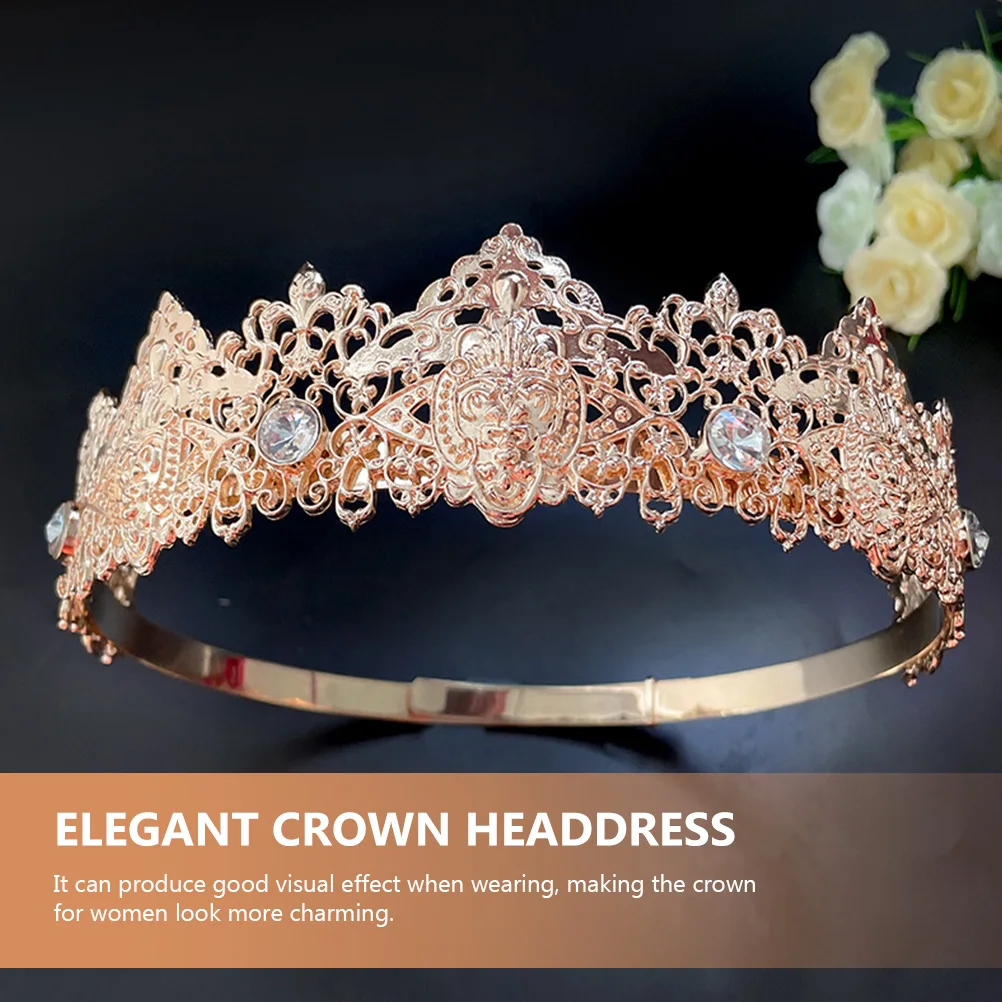 

Hair Headdress Hair Crown Headdress Delicate Tiara Zinc Alloy Goldendoodle Bride Crown Prime Dress Adult