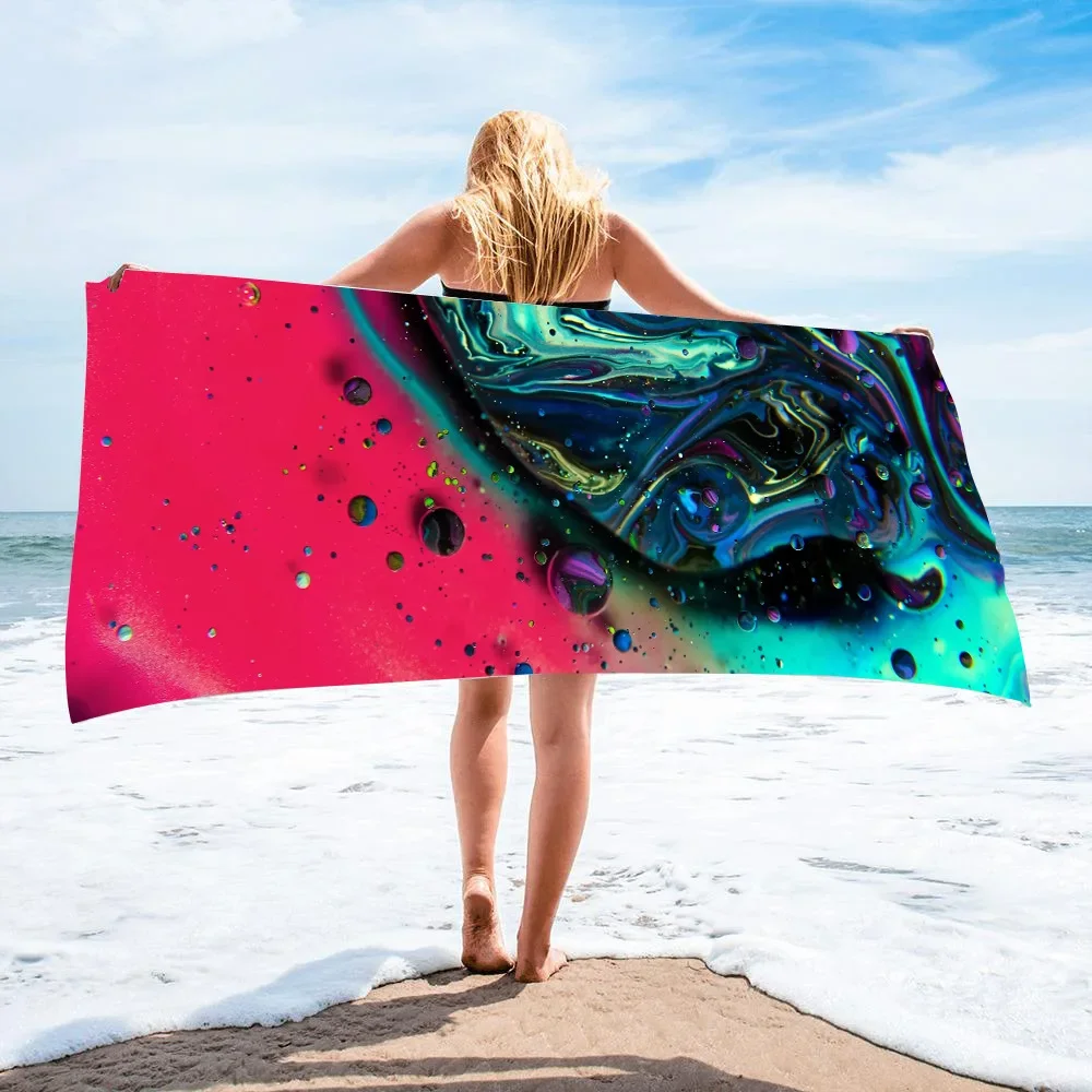 Hot Sale Beach Towels Microfiber Towels Cushion Swimming Personalized Sand Free Quick Dry Sea Surf Poncho Home Decor Women Men