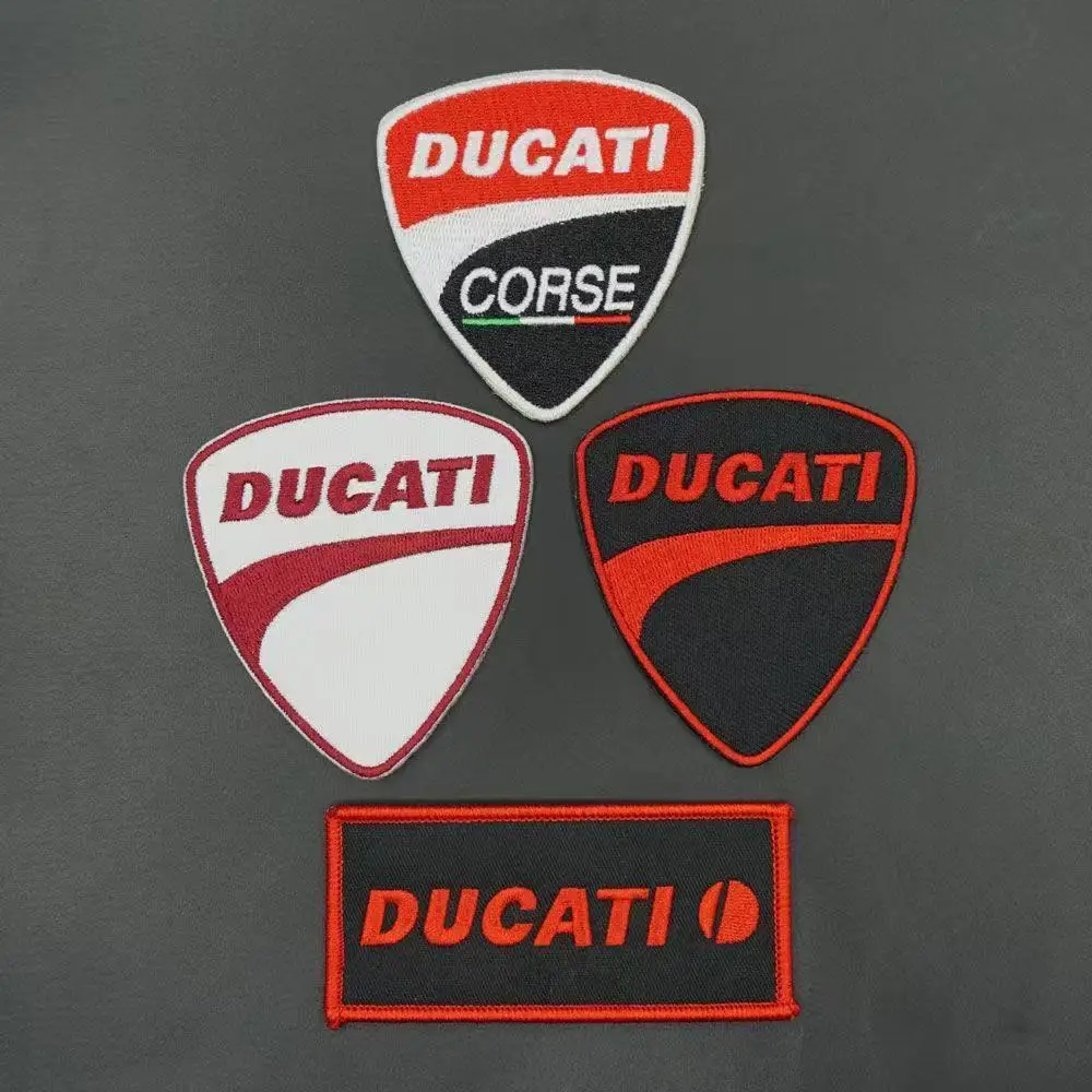 التصميم Ducati المطرزة التصحيح شارة الظهر شارة هوك دعم الملابس ل Ducati Monster Panigale Diavel V4 تشويش إذاعي