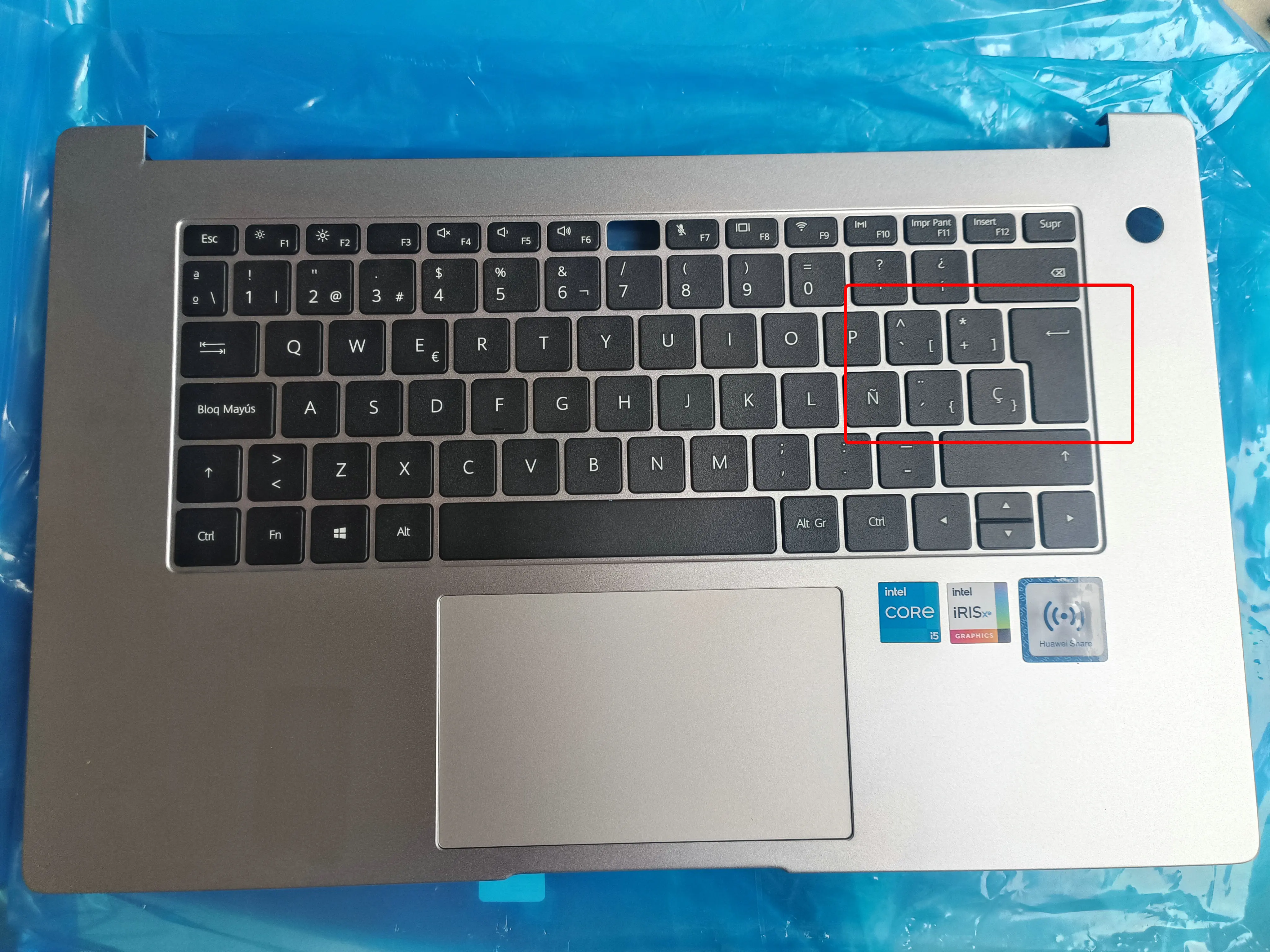 STOCK 98-99% NEW PALMREST + SP KEYBOARD +TOUCHPAD FIT FOR HUAWEI  MATEBOOK D15 BOB-WAH9P BOH-WAQ9R