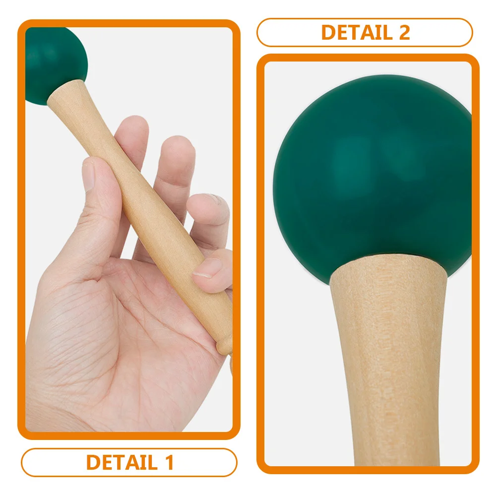

1 set Crystal Singing Bowl Mallet Wood Handle Rubber Ring Kit For Meditation Sound Healing Accessories Tuning Tools Instrument
