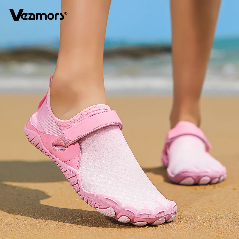 Barefoot Men's Aqua Shoes Quick Drying Women's Beach Walking Wading Shoes Unisex Summer Swimming Surfing Water Sports Shoes