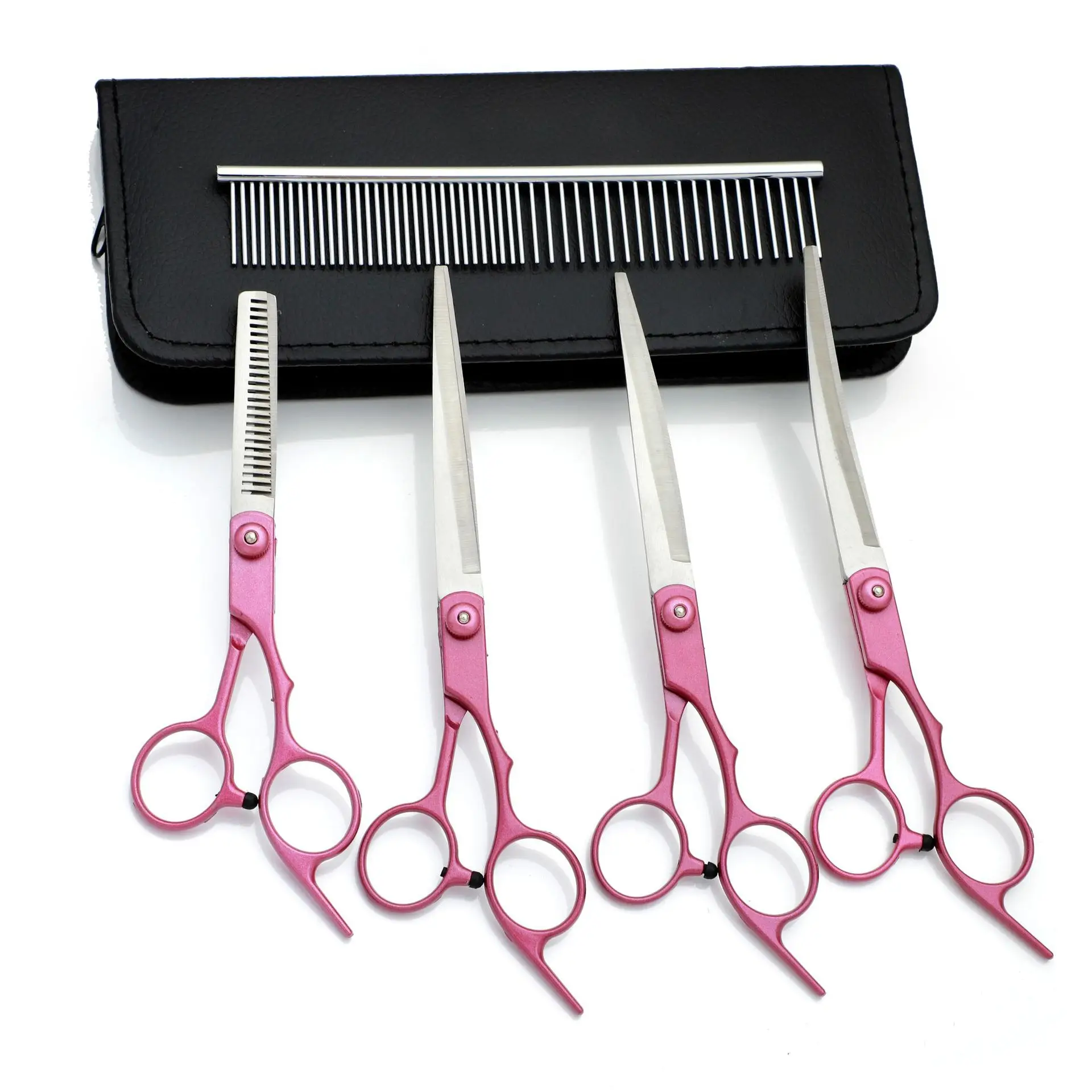 Tijeras para cortar cabello de 6 ", tijeras de peluquería de acero inoxidable japonés, tijeras de adelgazamiento, juego de tijeras para el cabello, herramienta de estilismo C1000