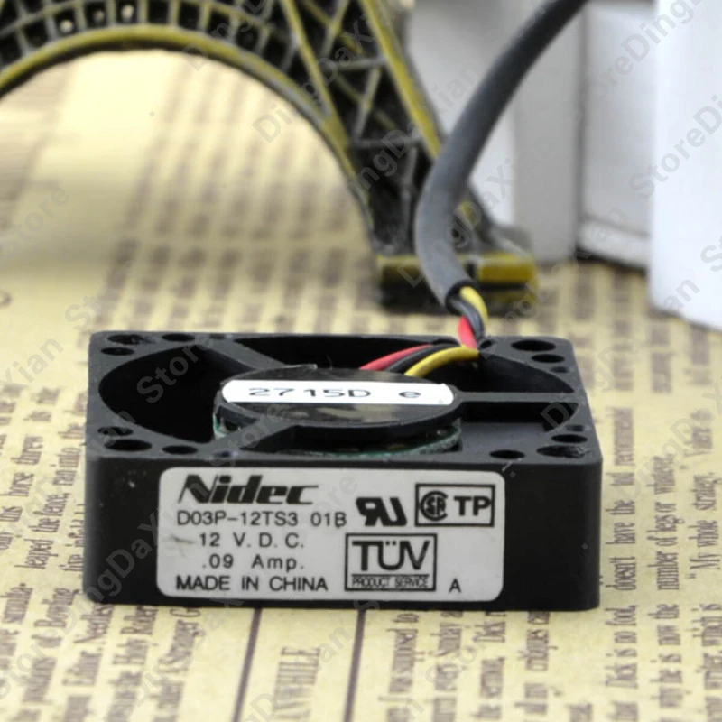 l 1PCS For Nidec D03P-12TS3 01B | 35×35×10mm 12V 0.09A 3.5CM Micro Axial Fan