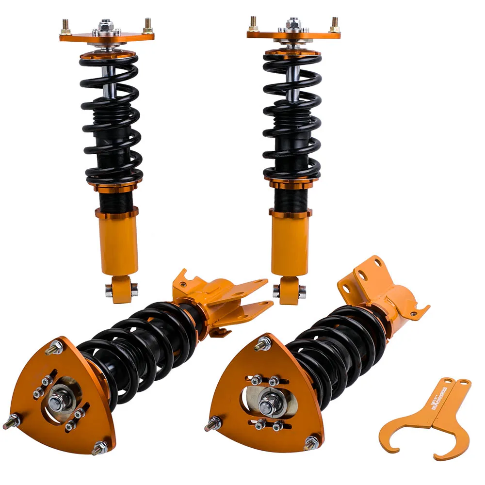 Coilovers for Impreza WRX 2008-2014, Spring Shock Absorber Struts, Height Adjustable Coilovers Suspension Kit Struts,