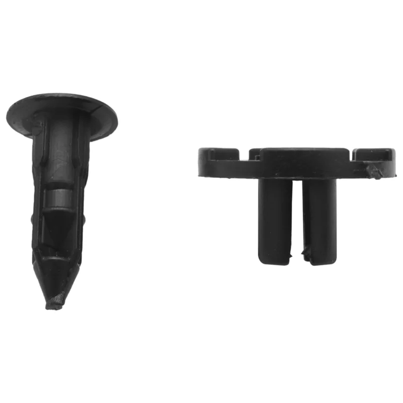 

75STO-300 Pieces Plastic Parts 8 Mm Black Hole Bumper Rivet Clip Closure