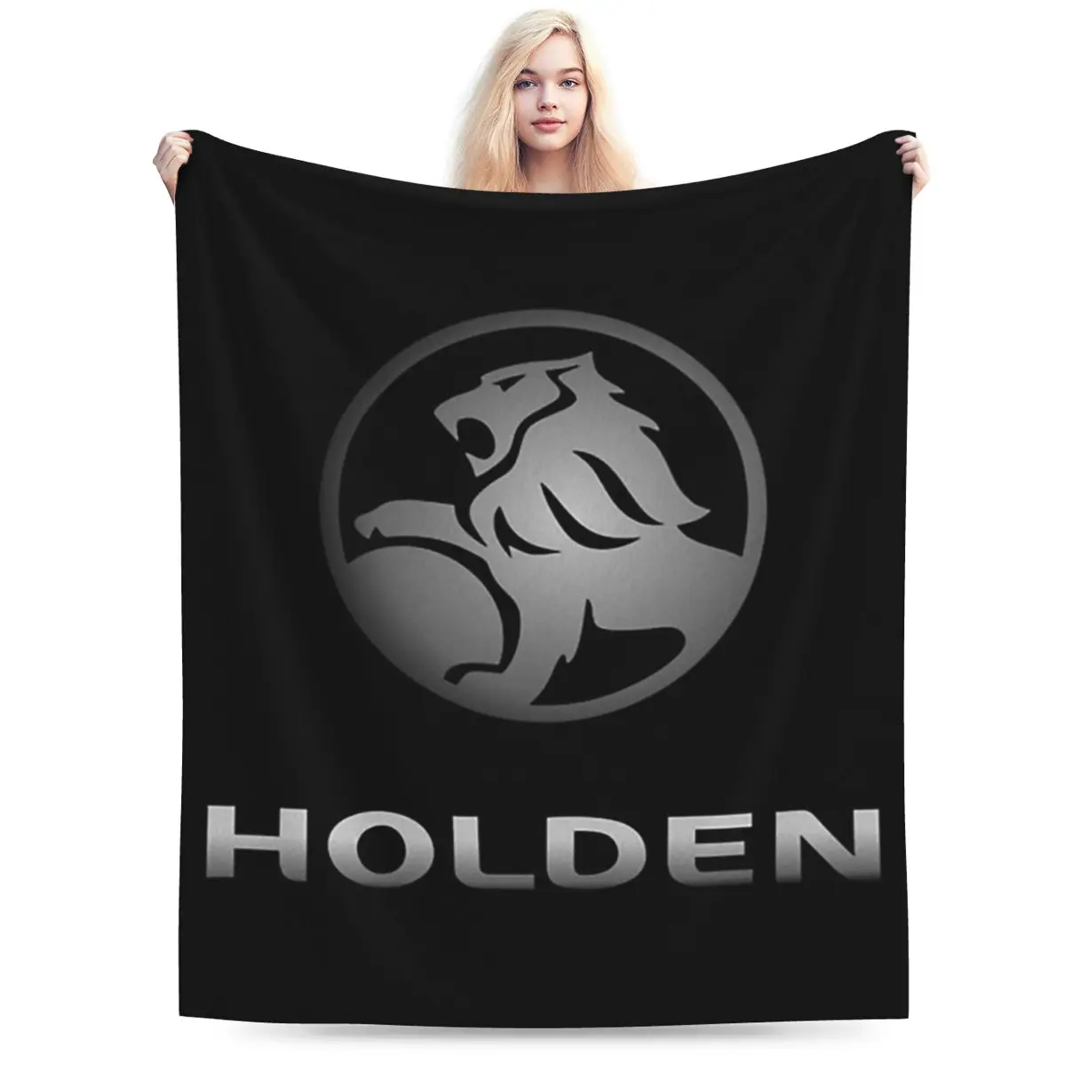 Best Edition Holden Logo Essential Blanket Soft Warm Flannel Throw Blanket Cover for Bed Living room Picnic Travel Home Sofa