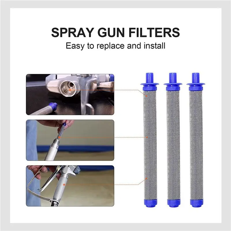 ABKW-40 Pack 288749 Airless Spray Filter Compatible With 60 Mesh Airless Spray Filter Spray Models For SG10, SG20, SG Pro,