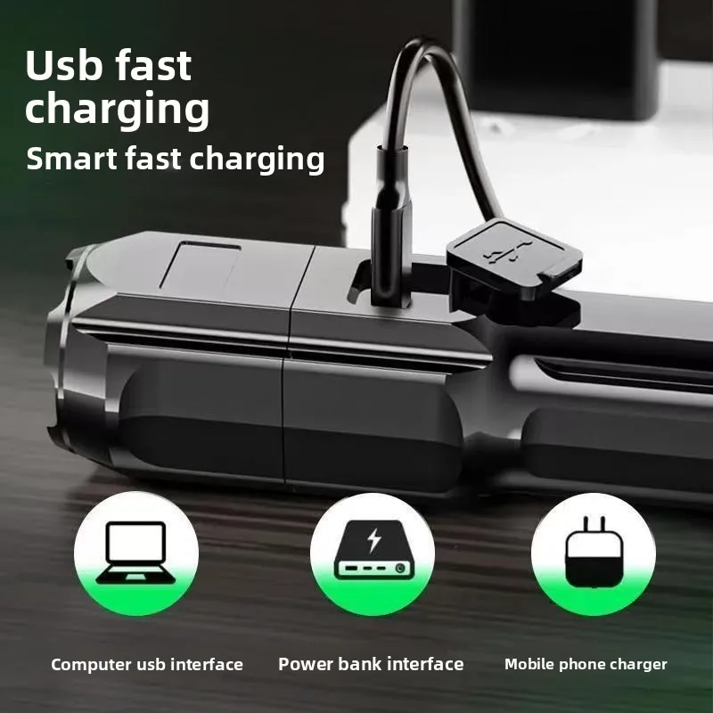 

Самый продаваемый портативный перезаряжаемый фонарик дальнего действия, яркий свет, регулируемый фокус, мини-светодиод, многофункциональный