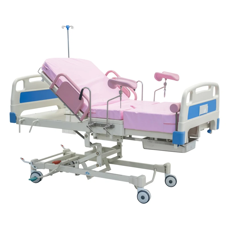 MN-DB004 Medical portable  hydraulic gynecological examination chair table obstetric gynecology hospital delivery bed