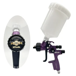 Air Spray Gun with 1.3 Or 1.4mm Nozzle 600cc Plastic Cup Paint Spray Gun for Car Body Repair Professional Spray Painting Tool